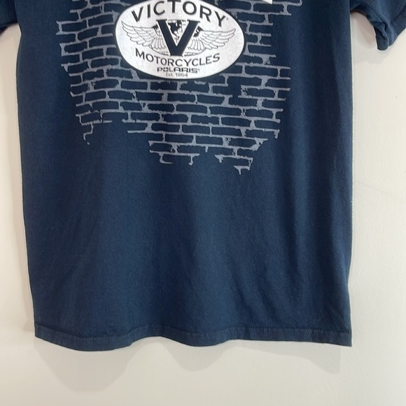 Victory Motorcycles Men’s Gildan Graphic Short Sleeve T-Shirt Crewneck Polaris M - Picture 5 of 11